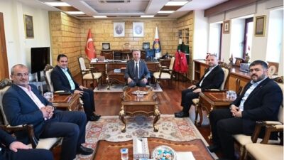 Memur-Sen Kahramanmaraş İl Başkanı Mehmet Çetin ve beraberindeki heyet, Kahramanmaraş