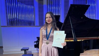 Genç piyanist Carmen Dilara Bağış, Hırvatistan’ın Varaždin kentinde düzenlenen Jurica