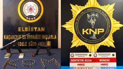 Kahramanmaraş’ta Silah ve Uyuşturucu Operasyonu: 2 Tutuklama Elbistan ve Afşin