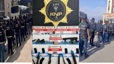 Kahramanmaraş’ta narkotik ekiplerince düzenlenen geniş çaplı uyuşturucu operasyonunda 45 şüpheli
