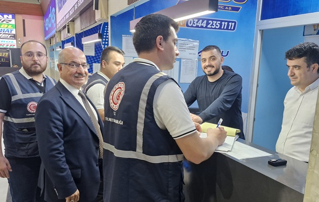 Kahramanmaraş Ticaret İl Müdürlüğü ekipleri,