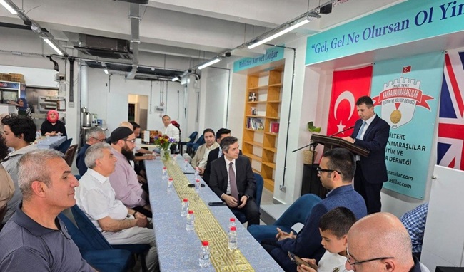 İniltere Kahramanmaraşlılar Eğitim ve Kültür Derneği tarafından Kurban Bayramı dolayısıyla