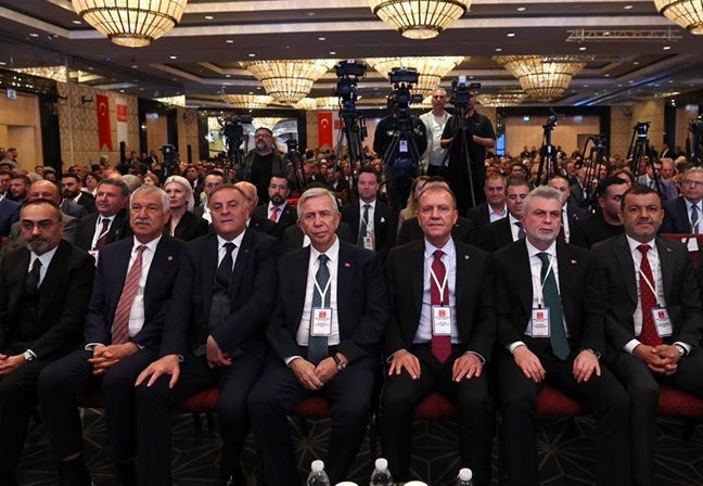 Türkiye Belediyeler Birliği’nin seçimli Mayıs ayı Olağan Meclis Toplantısında konuşan