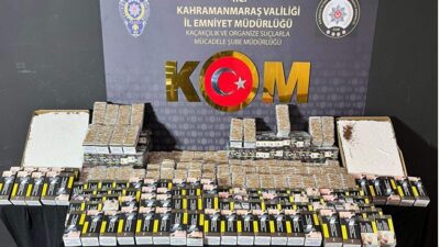 Kahramanmaraş İl Emniyet Müdürlüğü’ne bağlı ekipler tarafından düzenlenen operasyonlarda uyuşturucu