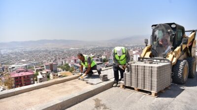 BALLICA MAHALLESİ’NDE KİLİT PARKE KALDIRIM VE MERDİVEN ÇALIŞMALARI TAMAMLANDI Dulkadiroğlu