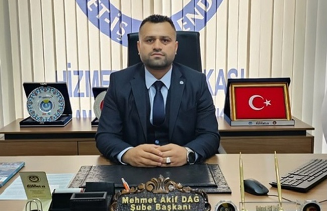 HAK-İŞ Konfederasyonu İl Başkanı ve Hizmet-İş Sendikası Şube Başkanı Mehmet