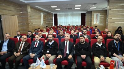 Kahramanmaraş Sütçü İmam Üniversitesi (KSÜ) Teknokent Konferans Salonu’nda düzenlenen “Emlak