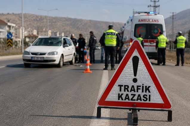 Kahramanmaraş’ın Elbistan ilçesinde otomobilin çarptığı