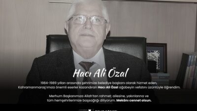 Büyükşehir Belediye Başkanı Fırat Görgel, bir dönem Kahramanmaraş Belediye Başkanlığı