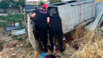 Kahramanmaraş’ın Dulkadiroğlu ilçesi Yedikuyular yolu üzerinde meydana gelen tek taraflı