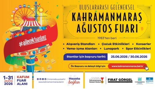 Büyükşehir Belediyesi tarafından 1 – 31 Ağustos tarihleri arasından KAFUM’da