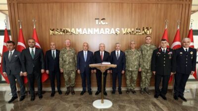 BAKAN GÜLER’DEN KAHRAMANMARAŞ’TA YOĞUN TEMAS TRAFİĞİ Milli Savunma Bakanı Yaşar