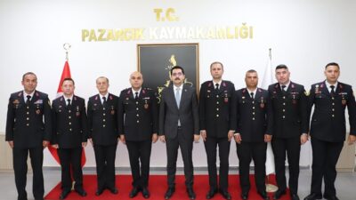 Pazarcık İlçe Kaymakamı Hulusi Teke, Jandarma Teşkilatı’nın 187. kuruluş yıl