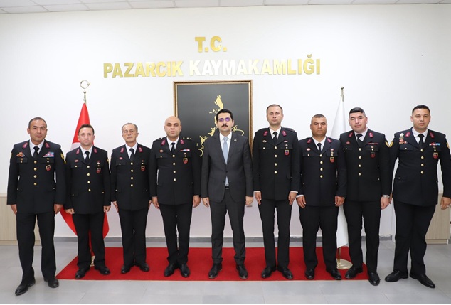 Pazarcık İlçe Kaymakamı Hulusi Teke, Jandarma Teşkilatı’nın 187. kuruluş yıl