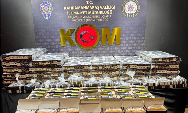 Kahramanmaraş’ta Kaçak Tütün ve Sigara