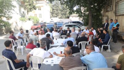 Dulkadiroğlu Belediye Başkanı Mehmet Akpınar, mahalle toplantıları kapsamında bu kez