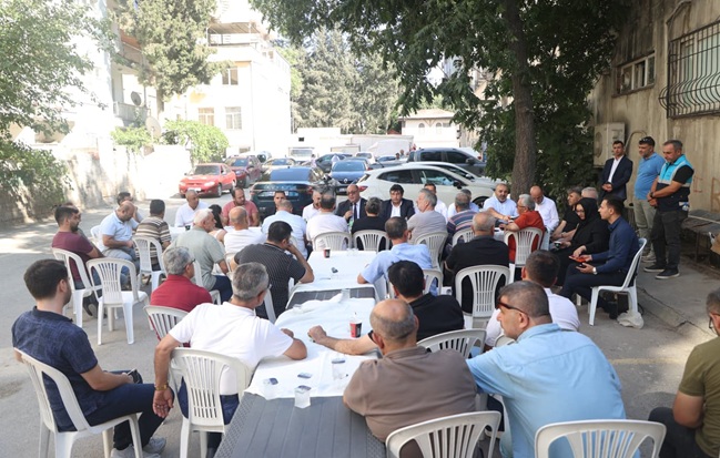 Dulkadiroğlu Belediye Başkanı Mehmet Akpınar, mahalle toplantıları kapsamında bu kez