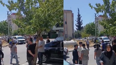Kahramanmaraş’ın Onikişubat ilçesinde iki aracın karıştığı trafik kazasının ardından çıkan