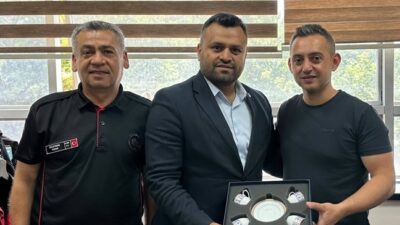 Hizmet-İş Şube Başkanı Mehmet Akif Dağ’dan Büyükşehir İtfaiyesi’ne Ziyaret HAK-İŞ