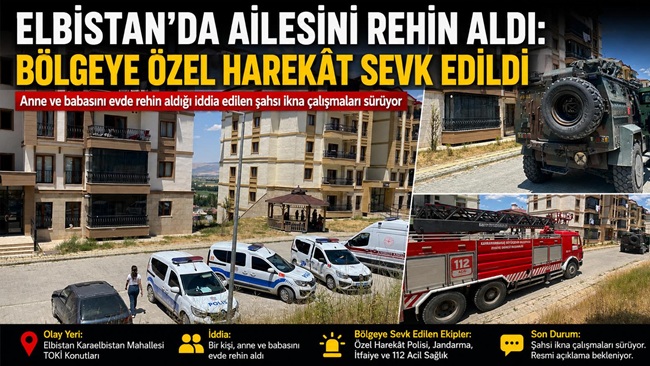 Kahramanmaraş’ın Elbistan ilçesinde bir kişinin