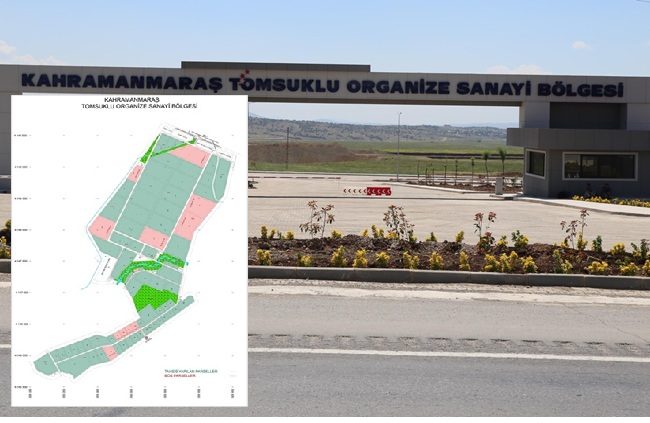 Kahramanmaraş’ta sanayi yatırımlarını artırmak amacıyla Tomsuklu Organize Sanayi Bölgesi’nde (OSB)