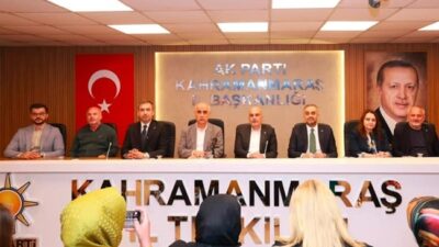 AK Parti Onikişubat İlçe Danışma Meclisi Toplantısı, parti teşkilatının geniş