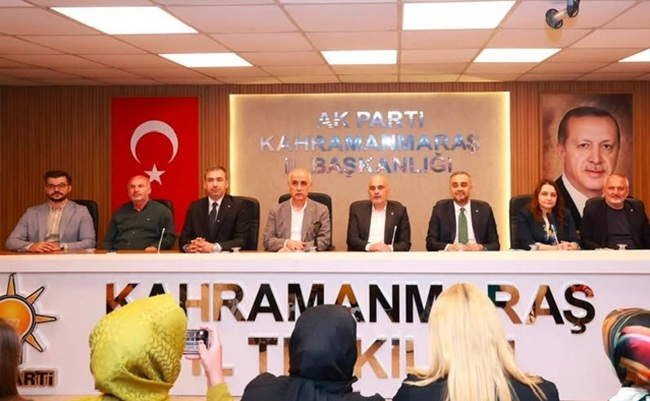AK Parti Onikişubat İlçe Danışma Meclisi Toplantısı, parti teşkilatının geniş