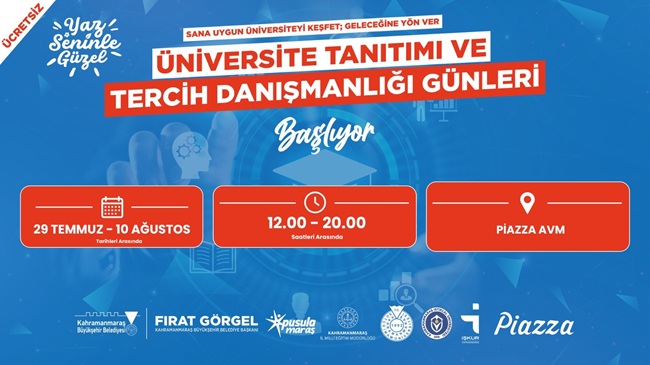 Pusula Maraş çatısı altında gençlere yönelik desteklerini sürdüren Büyükşehir Belediyesi,