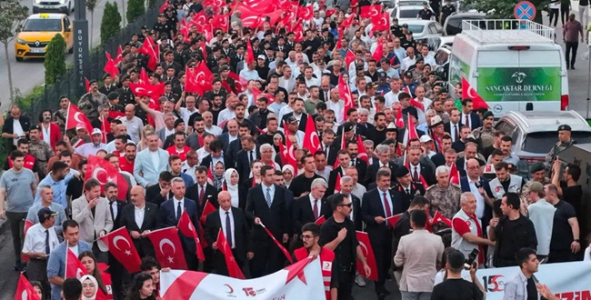 Kahramanmaraş’ta 15 Temmuz Demokrasi ve