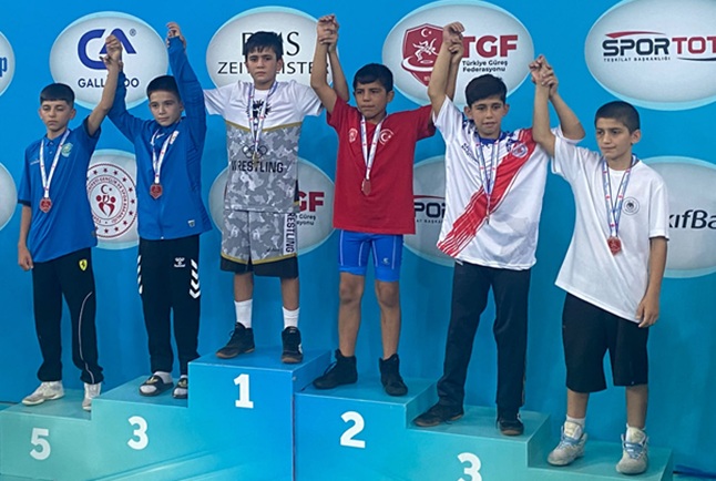 Kahramanmaraş Sporcu Eğitim Merkezi sporcuları,