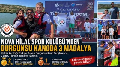 Kahramanmaraş’ta faaliyetlerini sürdüren Nova Hilal Spor Kulübü, ilk kez katıldığı