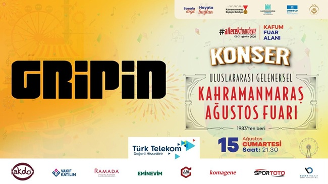 Uluslararası Geleneksel Ağustos Fuarı, 15 Ağustos Cumartesi akşamı pop rock