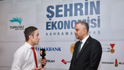 Kahramanmaraş’ta düzenlenen “Şehrin Ekonomisi” Programı’na katılan Onikişubat Belediye Başkanı Hanifi