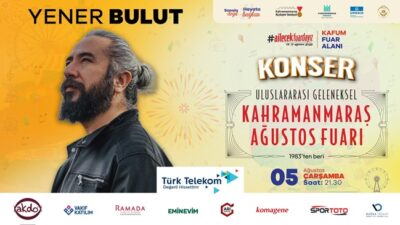 Büyükşehir Belediyesinin Uluslararası Geleneksel Ağustos Fuarı’nda 5 Ağustos Çarşamba günü