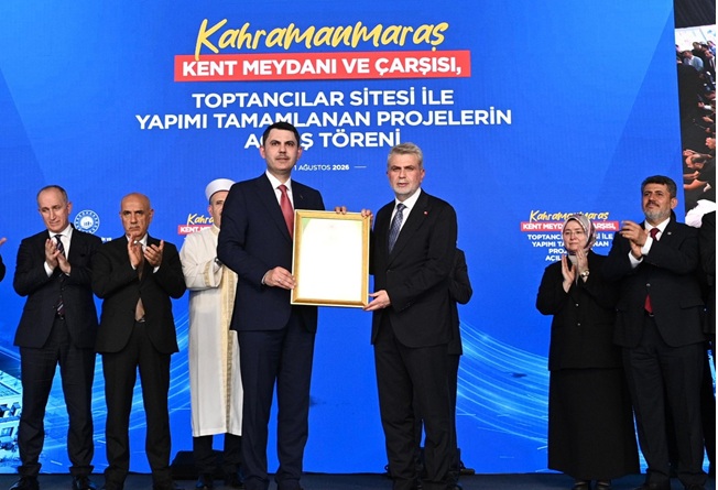 Çevre, Şehircilik ve İklim Değişikliği Bakanı Murat Kurum’un katılımıyla Yeni
