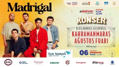 Geleneksel Ağustos Fuarı’nda 6 Ağustos Perşembe günü, sevilen müzik grubu