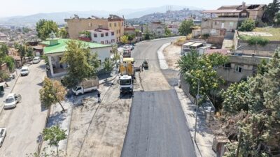 Büyükşehir Belediyesi, haftalık asfalt programı kapsamında 3 – 9 Ağustos