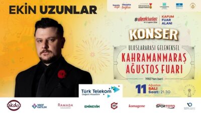 Uluslararası Geleneksel Ağustos Fuarı’nda 11 Ağustos Salı günü saat 21.30’da