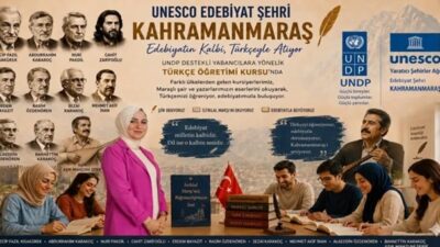 UNESCO Edebiyat Şehri Kahramanmaraş’ın Kültürel Mirası Yabancı Kursiyerlerle Buluşuyor UNESCO