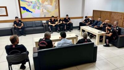 HAK-İŞ İl Başkanı Mehmet Akif Dağ’dan İtfaiye Personeline Moral Ziyareti