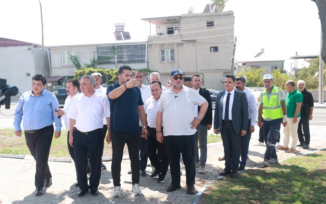 Dulkadiroğlu Belediye Başkanı Mehmet Akpınar, Karaziyaret Mahallesi’nde yürütülen Prestij Sokak