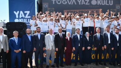 Türkiye Gençlik Vakfı (TÜGVA) tarafından Kahramanmaraş’ta düzenlenen yaz okullarının kapanış
