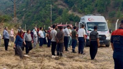 Kahramanmaraş’ta Sır Barajı kıyısında ayaklarını suya soktuğu sırada dengesini kaybederek
