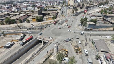 Büyükşehir Belediyesi, şehrin önemli ulaşım noktalarından Tevfik Kadıoğlu Kavşağı’nda gerçekleştirdiği