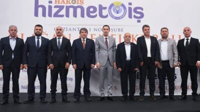 Hizmet-İş Gaziantep 1 No’lu Şube’de Halil İbrahim Tanrıöver Güven Tazeledi