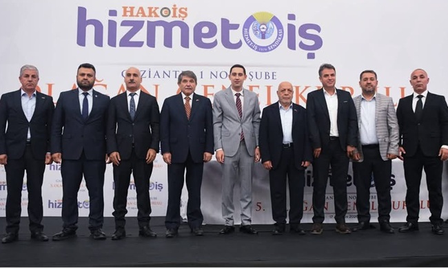Hizmet-İş Gaziantep 1 No’lu Şube’de Halil İbrahim Tanrıöver Güven Tazeledi