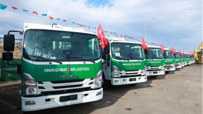 Onikişubat Belediyesi’nin 200 Milyon TL’lik yatırımla 30 yeni hizmet aracı