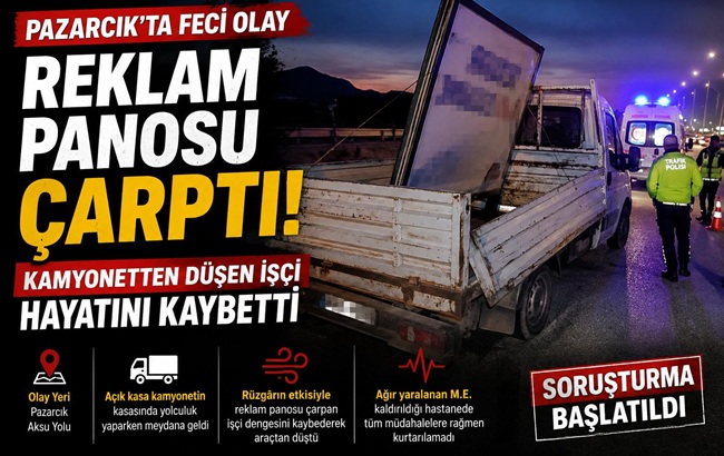 Kahramanmaraş’ın Pazarcık ilçesinde açık kasa