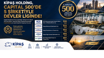 Kahramanmaraş merkezli Kipaş Holding, Türkiye’nin en büyük 500 özel şirketinin