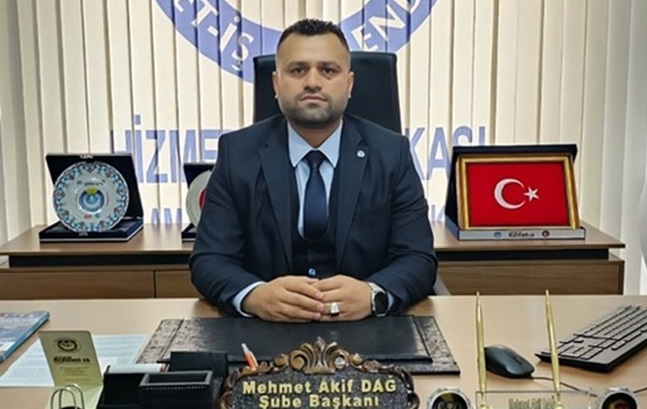 HAK-İŞ Konfederasyonu İl Başkanı ve Hizmet-İş Sendikası Şube Başkanı Mehmet